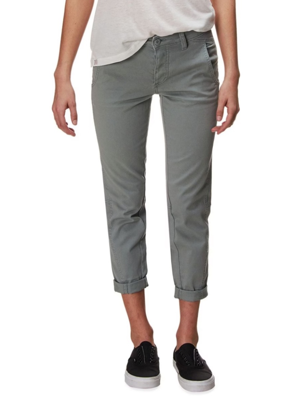 AG Adriano Goldschmied Slim Khaki Crop